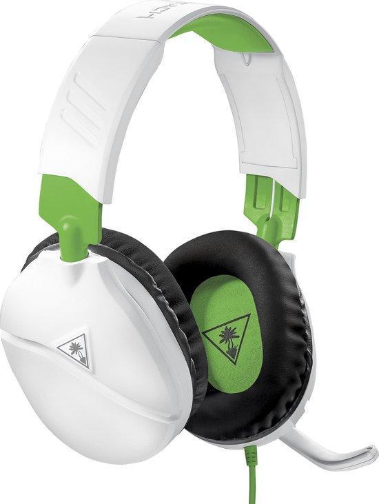 Turtle Beach Recon 70X Headset - Wit/Groen Xbox One, Spelcomputers en Games, Spelcomputers | Xbox | Accessoires, Zo goed als nieuw