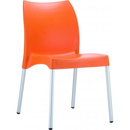 (MDK-105025) Siesta Vita 4-poots stoel oranje, Huis en Inrichting, Stoelen, Nieuw, Ophalen of Verzenden