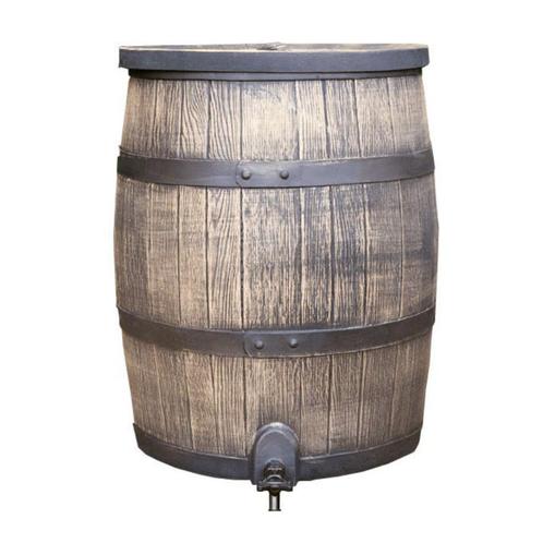 Roto regenton - 140L - Houtlook bruin, Tuin en Terras, Bloembakken en Plantenbakken, Ophalen of Verzenden