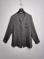 Chic Olive Green Button-Up Shirt, Verzenden, Nieuw
