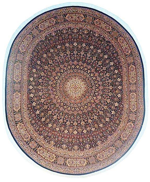 Tabriz Gombad met zijde - Tapijt - 299 cm - 244 cm, Huis en Inrichting, Stoffering | Tapijten en Kleden