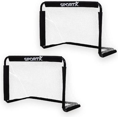 SportX Metalen Voetbaldoel set 2 goals 78x56x45cm | SportX -, Sport en Fitness, Voetbal, Nieuw, Verzenden