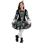 Zilver Zwarte Barok Jurk Meisjes, Kleding | Dames, Carnavalskleding en Feestkleding, Ophalen of Verzenden, Nieuw