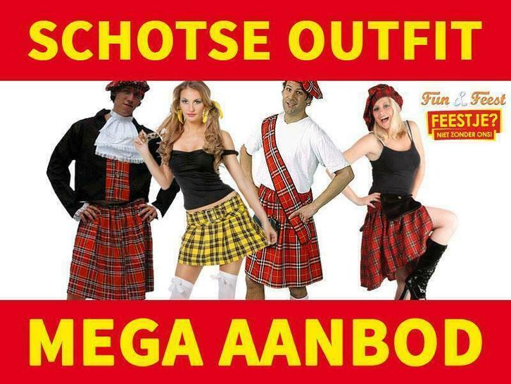 Schotse kleding - Mega aanbod schotse carnavalskleding, Kleding | Dames, Carnavalskleding en Feestkleding, Kleding, Nieuw, Carnaval