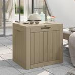 Tuinbox 55,5x43x53 cm polypropeen grijs (Schuurtjes-Rekken), Tuin en Terras, Tuinhuizen, Verzenden, Nieuw