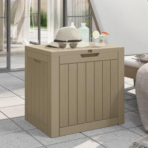Tuinbox 55,5x43x53 cm polypropeen grijs (Schuurtjes-Rekken), Tuin en Terras, Tuinhuizen, Nieuw, Verzenden