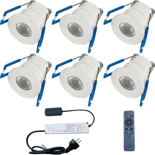 LED Veranda Spot Complete Set - Velvalux - 6 Stuks - 3W -, Huis en Inrichting, Lampen | Spots, Plafondspot of Wandspot, Nieuw