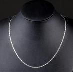 Necklace sterling silver plated 65 cm, Sieraden, Tassen en Uiterlijk, Kettingen, Verzenden, Nieuw, Zilver