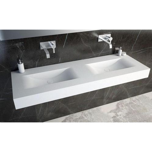 Wastafel Ideavit Solidvolo 140x48x11 cm Solid Surface Mat, Doe-het-zelf en Verbouw, Sanitair, Ophalen of Verzenden