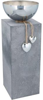 Lifetime Plantenbak met beton-look en verchroomde bowl -..., Tuin en Terras, Ophalen of Verzenden, Nieuw