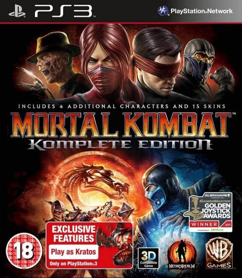 Mortal Kombat Komplete Edition (PlayStation 3), Spelcomputers en Games, Games | Sony PlayStation 3, Gebruikt, Vanaf 12 jaar, Verzenden