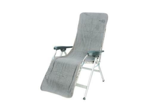 Bo Camp badstof stoelhoes l licht grijs, Caravans en Kamperen, Kampeeraccessoires, Nieuw