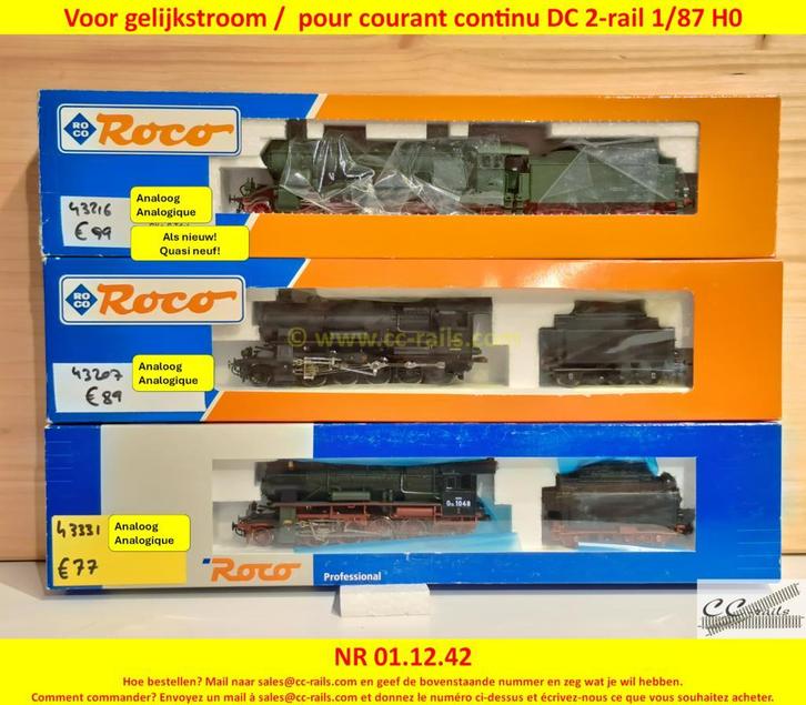 Gelijkstroom modeltreinen 2dehands Roco Fleischmann Trix, Hobby en Vrije tijd, Modeltreinen | H0, Gelijkstroom, Gebruikt, Overige merken