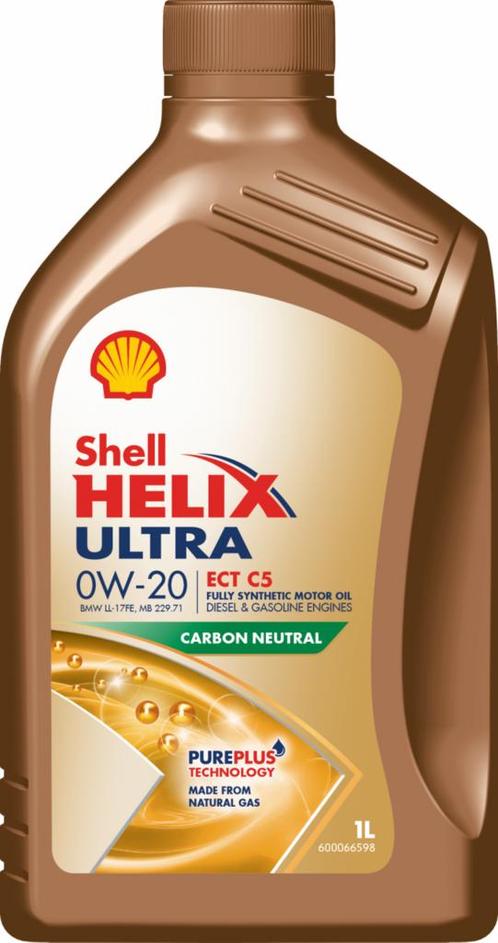 Shell Helix Ultra ECT C6 0W20 1 Liter, Auto diversen, Onderhoudsmiddelen, Ophalen of Verzenden
