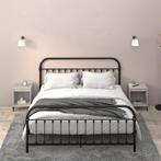 vidaXL Nachtkastjes 2 st 40x35x50 cm betongrijs, Huis en Inrichting, Minder dan 45 cm, Verzenden, Nieuw, Minder dan 55 cm