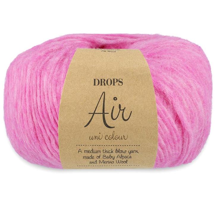 DROPS Air Uni Colour - 52 rozenblad - Wol Garen, Hobby en Vrije tijd, Breien en Haken, Ophalen of Verzenden