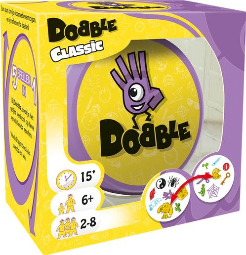 Dobble Classic (NL) - Kaartspel | Asmodee - Kaartspellen, Hobby en Vrije tijd, Gezelschapsspellen | Kaartspellen, Nieuw, Verzenden
