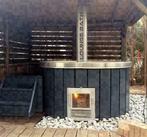 Unieke Hot tub hottub van aluminium spa hout gestookt hottub