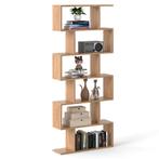 LIVSK Boekenkast Scheidingswand - Vrijstaand - 6 Planken - M, Verzenden, Nieuw