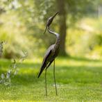 Mooievogels.nl - Beeld van een reiger, Antiek en Kunst, Ophalen of Verzenden