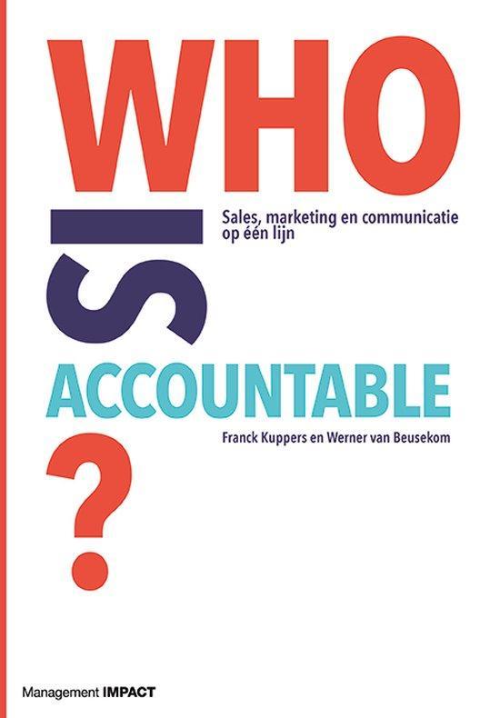 9789462763036 Who is accountable | Tweedehands, Boeken, Schoolboeken, Zo goed als nieuw, Verzenden