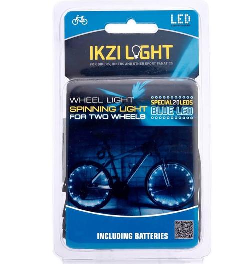 IKZI Wielverlichting 2 x 20 LEDs Blauw, Fietsen en Brommers, Fietsaccessoires | Overige Fietsaccessoires, Nieuw