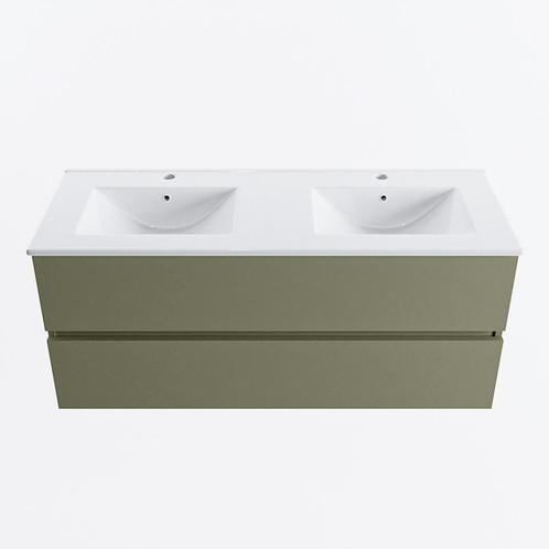 MONDIAZ VICA 120cm badmeubel onderkast Army 2 lades., Doe-het-zelf en Verbouw, Sanitair, Bad, Nieuw, Ophalen of Verzenden