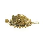 Gouden hanger van een antieke mutsenbel (Hanger of bedel), Ophalen of Verzenden, Gebruikt, Goud, Overige merken