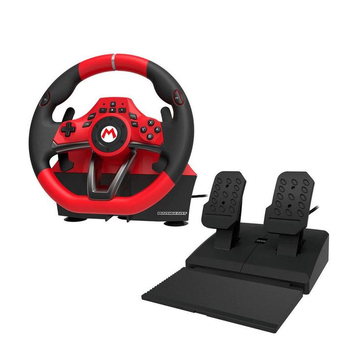 Mario Kart Racestuur Pro Deluxe - Hori Switch Met garantie!, Spelcomputers en Games, Spelcomputers | Overige, Zo goed als nieuw