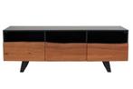 Industrieel design tv-meubel ORGANIC ARTWORK 140 cm massief, Huis en Inrichting, Kasten | Televisiemeubels, Ophalen of Verzenden