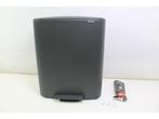Brabantia Bo - Prullenbak - 60 l - Soft Touch - Mineral, Verzenden, Zo goed als nieuw