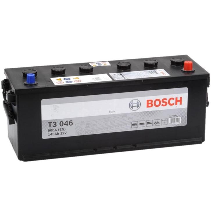 Bosch Startaccu 12 volt 143 ah T3 046 Black truckline, Watersport en Boten, Accessoires en Onderhoud, Nieuw, Ophalen of Verzenden