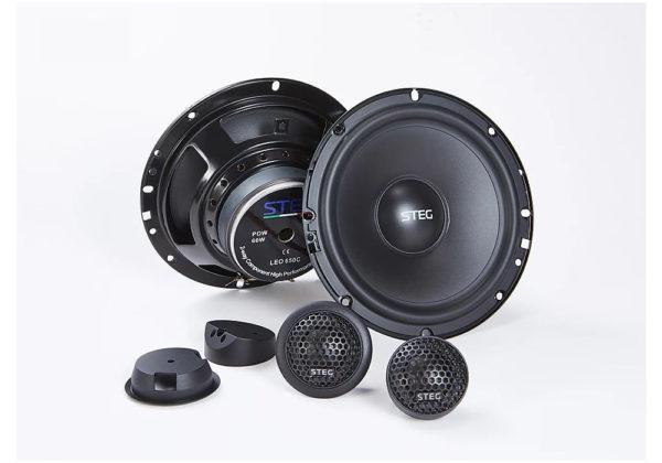 Steg High End 2-way Compo Set: Woofer 165mm + Tweeter 25 mm, Auto diversen, Autospeakers, Nieuw, Verzenden