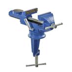 Zwaluwstaart tafelbankschroef 60 mm. draaibare uitvoering, Ophalen of Verzenden, Nieuw