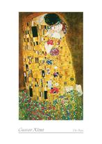 Kunstdruk Gustav Klimt - Der Kuss 50x70cm, Verzenden, Nieuw