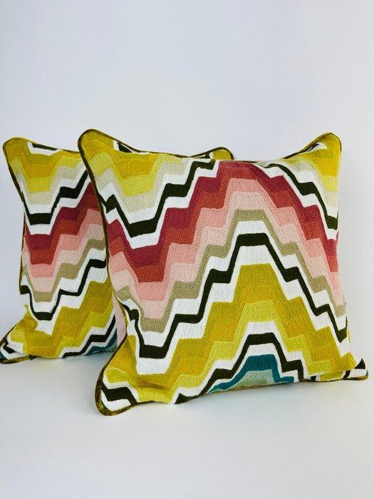 Pierre Frey “Fanfare Sorbet” - Kussen (2), Antiek en Kunst, Antiek | Kleden en Textiel