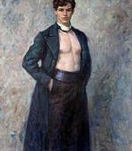 Valerii Stratiuk - young man in a coat