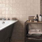 Wandtegel 10x10 beige handvormlook creme wandtegel, Doe-het-zelf en Verbouw, Tegels, Nieuw, Ophalen of Verzenden, 10 m² of meer