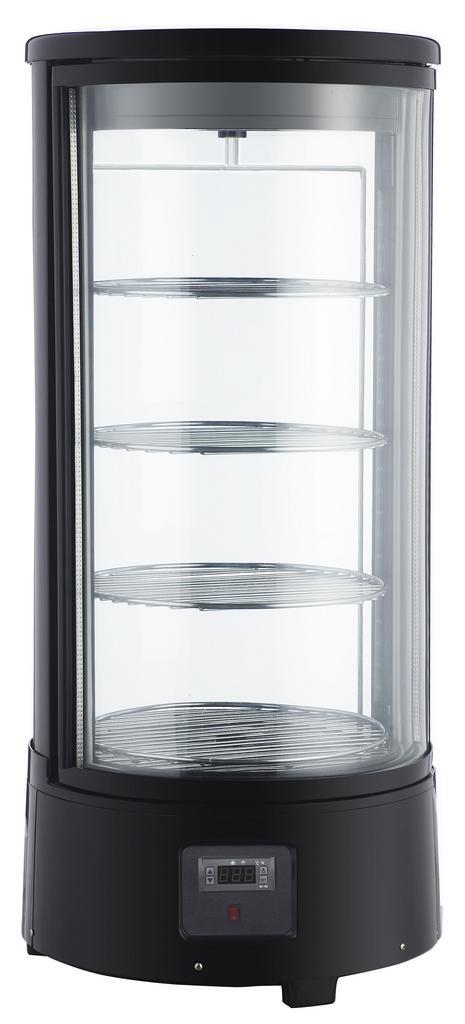 GGM Gastro | Tafelmodel panoramische vitrine - 68 liter - |, Huis en Inrichting, Keuken | Potten en Pannen, Verzenden