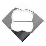 Witgouden design broche | 18 karaat (modern, gouden broche), Sieraden, Tassen en Uiterlijk, Broches, Ophalen of Verzenden, Gebruikt