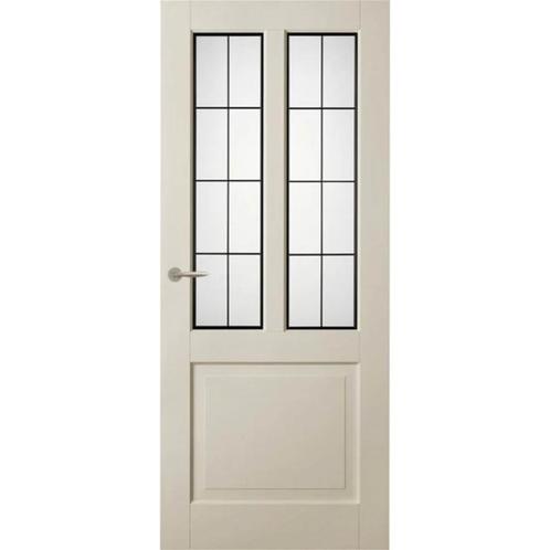 Austria Binnendeur New York 83x211,5 (Opdek rechtsdraaiend), Doe-het-zelf en Verbouw, Deuren en Horren, Nieuw, Glas, Hout, Binnendeur