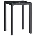 Tuintafel 50x50 Antraciet - Retourdeal - 35% Korting!, Tuin en Terras, Tuintafels, Ophalen of Verzenden, Nieuw, Vierkant, Metaal