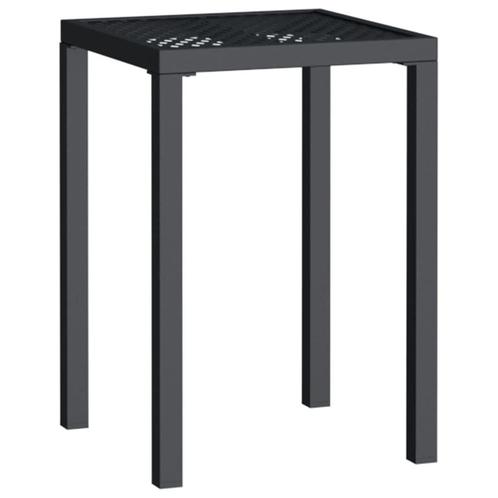 Tuintafel 50x50 Antraciet - Retourdeal - 35% Korting!, Tuin en Terras, Tuintafels, Vierkant, Nieuw, Metaal, Ophalen of Verzenden