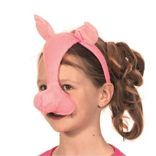 Dierenmasker varken met geluid - Dieren maskers, Hobby en Vrije tijd, Feestartikelen, Ophalen of Verzenden