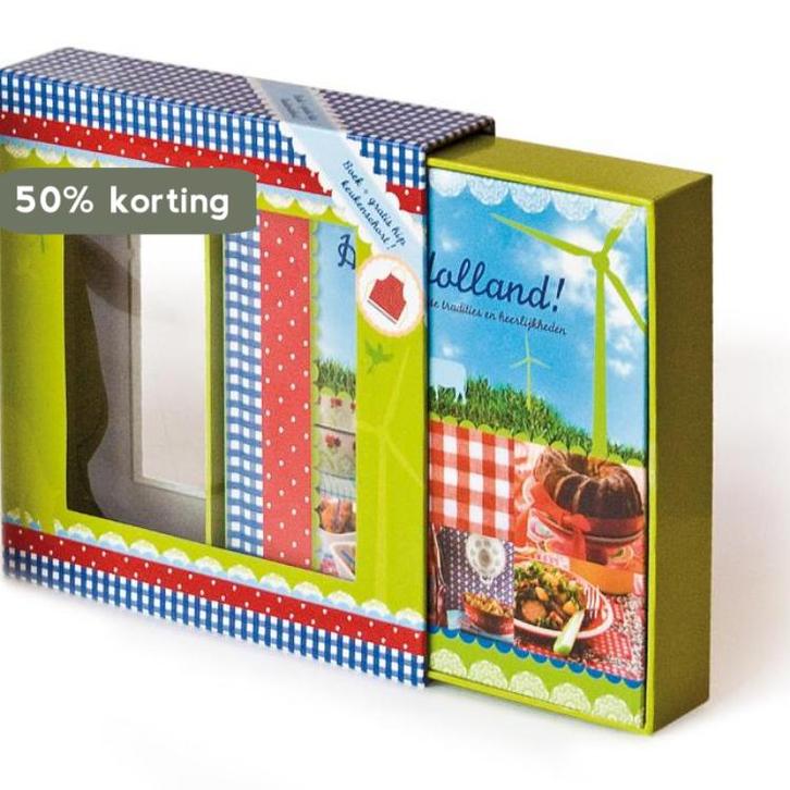 Hip Holland Cadeaupakket + Schort 9789059648753 R. Schrever, Boeken, Kookboeken, Zo goed als nieuw, Verzenden