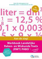 Werkboek landelijke reken- en wiskunde Toets (RWT) PABO 9789, Boeken, Verzenden, Zo goed als nieuw