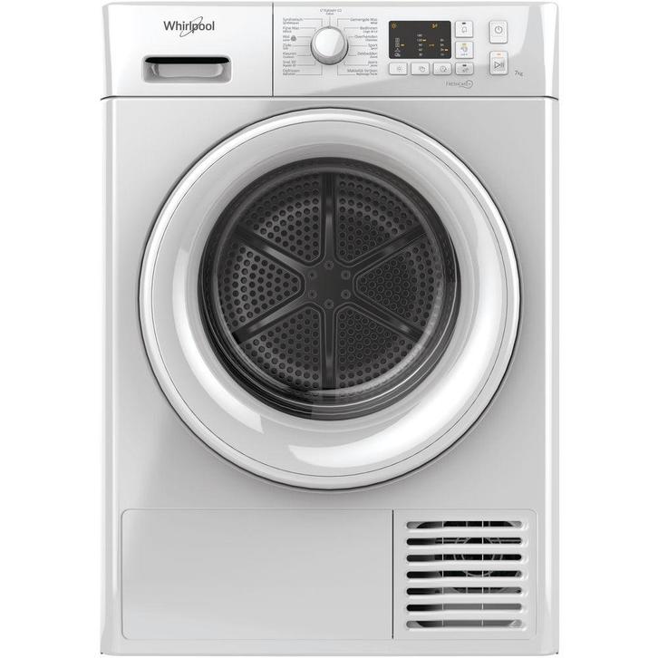 Whirlpool FTBE M10 72 - Warmtepompdroger - 7 kg -, Witgoed en Apparatuur, Wasdrogers, Zo goed als nieuw, Voorlader, 85 tot 90 cm