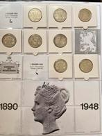 Verzameling munten Wilhelmina ZF tot prachtig+ vanaf €150, Postzegels en Munten, Munten | Nederland, Setje, Zilver, Koningin Wilhelmina
