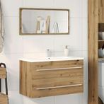 vidaXL Badkamer wastafelkast Artisan Oak 80x38,5x48 cm, Huis en Inrichting, Badkamer | Badkamermeubels, Verzenden, Nieuw, Minder dan 100 cm