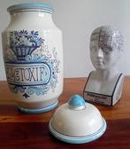 Decoratief ornament (2) - Apotheek - Pot en hoofd, Antiek en Kunst, Curiosa en Brocante